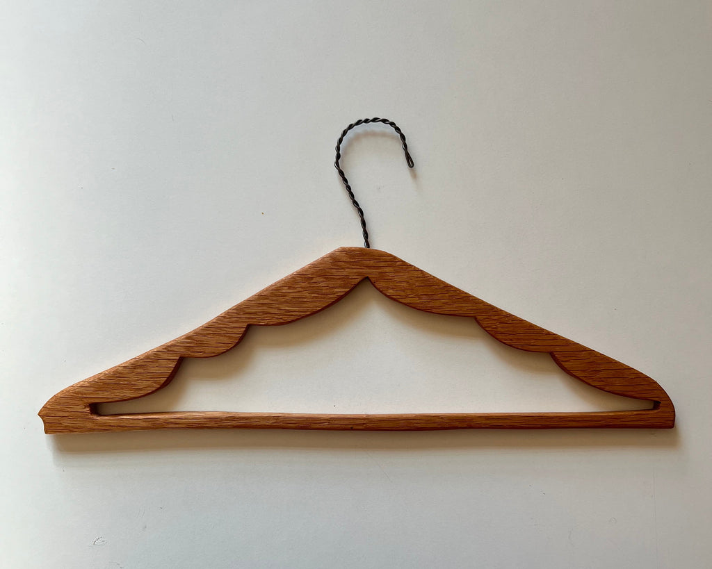3 white oak hangers
